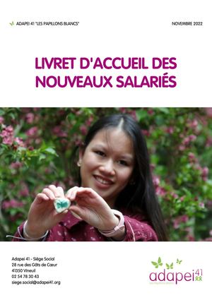 Livret d'accueil des nouveaux salariés