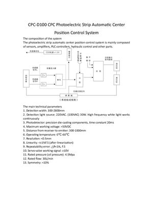 Cpc Optic Led Calaméo - Cpc D100 Cpc Photoelectric Strip Automatic Center Position ...