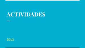 Actividades Do Edlg