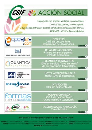 Boletín Csif Acción Social Junio 2023