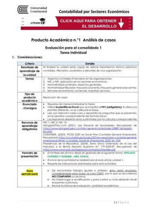 Contabilidad Por Sectores Económicos PA1