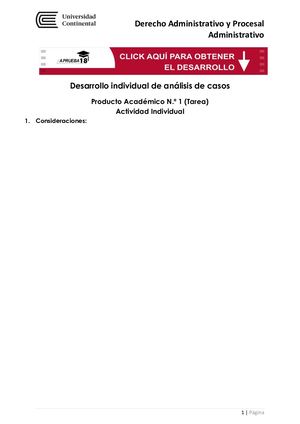 Derecho Administrativo Y Procesal Administrativo PA1