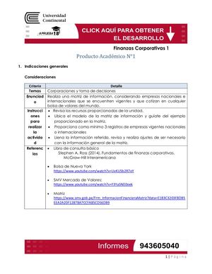 Finanzas Corporativas 1 PA.1