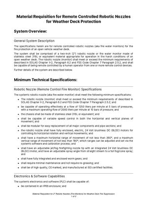 Calaméo - Material Requisition For Robotic Nozzles (Fire Monitors) For ...