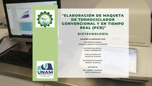 Grupo 1A - Elaboración de Termociclador Convencional Y En Tiempo Real