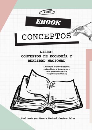 Libro De Conceptos De Economía