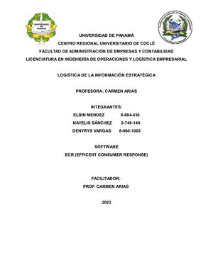 Ecr Respuesta Eficiente Al Consumidor