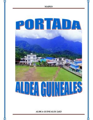 Mapeo Aldea Guineales