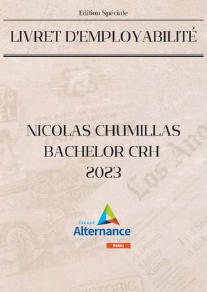 Livret Employabilité Nicolas Chumillas Final