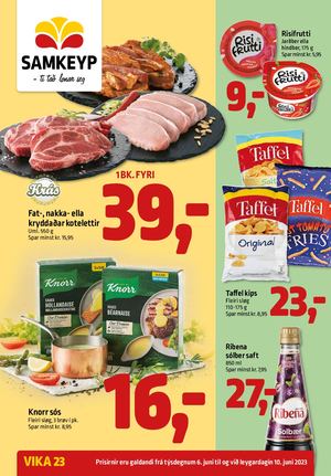 Samkeyp tilboðsblað vika 23 2023