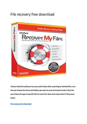 File Recovery Free Download