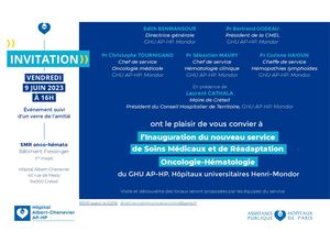 Inauguration Smr Onco Hémato