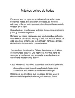 Mágicos polvos de hadas