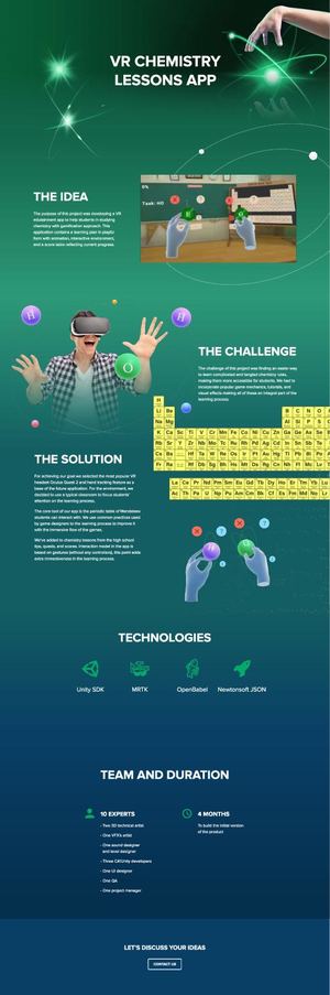 Qualium Systems | VR Chemistry Lessons App
