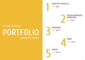 Portfolio Charlotte Cadoux