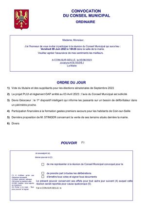 Convocation Cm 09 06 2023