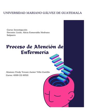 Proceso De Atención De Enfermería