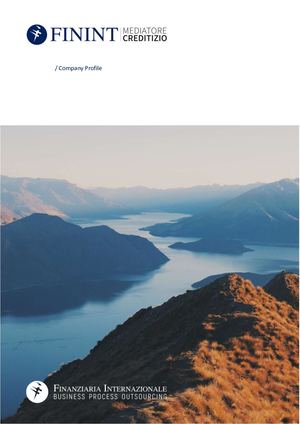 Brochure Finint Mediatore Creditizio Giugno 2023