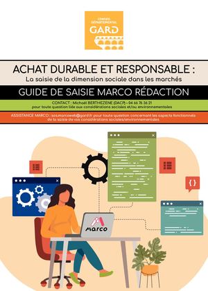 GUIDE DE SAISIE MARCO RÉDACTION