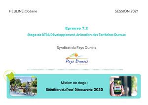 Note Synthétique Pays Dunois