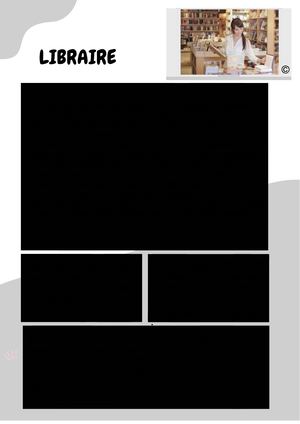 Fiche Métier Libraire