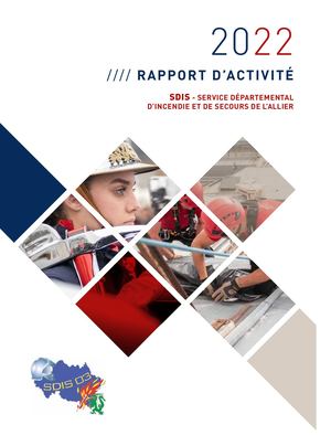 Rapport d'activité 2022 - SDIS Allier