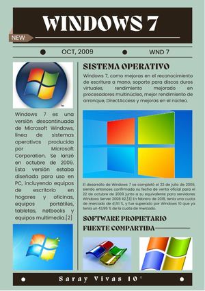 Windows 7, Saray Vivas