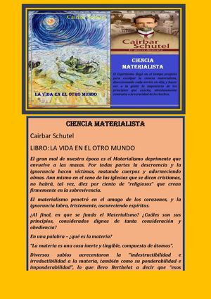 CIENCIA MATERIALISTA CAIRBAR SCHUTEL
