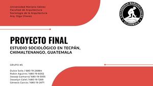 Proyecto De Sociología