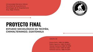 Problemas Sociales en Tecp