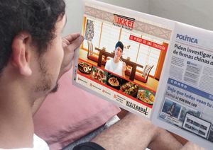 Mockup de Aviso de Prensa Periódico