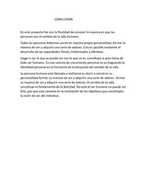 El sentido de la vida humana.