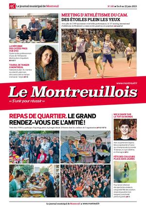 Le Montreuillois n°160 - du 8 au 22 juin 2023