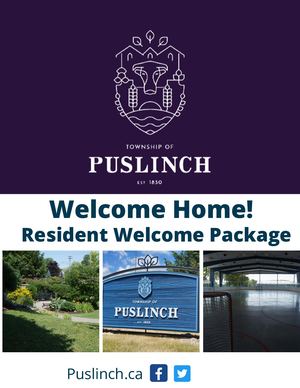 New Resident Package Welcome To Puslinch