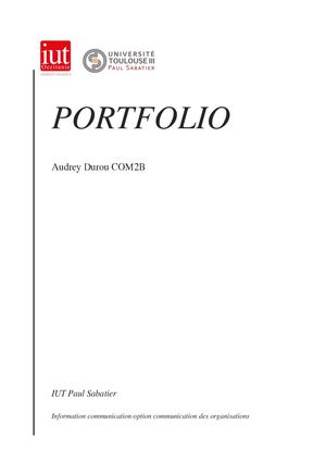 Portfolio Audrey Durou Com2b