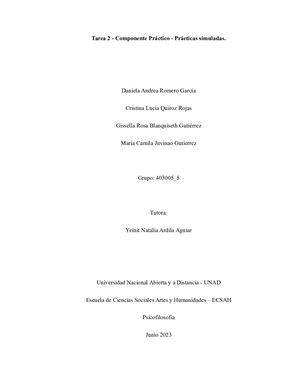 Tarea 2 Componente Práctico Prácticas Simuladas