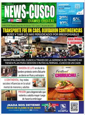 NEWS CUSCO 8 De Junio 2023