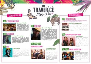 Programme Traver'Cé Musicales 2023