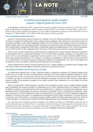 La Note du Cesa N°503