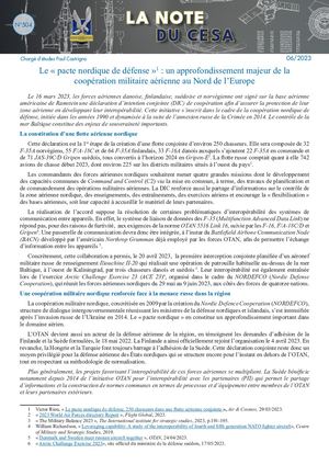 La Note du Cesa N°504
