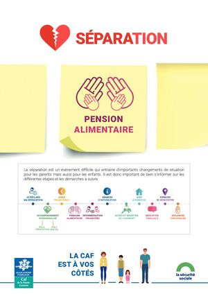 Parcours séparation : pension alimentaire