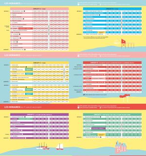 Horaires navette estivale 2023 - Pornic agglo Pays de Retz