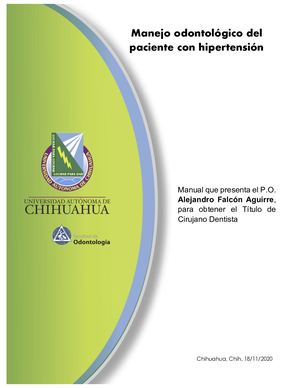Manejo Odontológico Del Paciente Con Hipertensión Arterial (Firmado)