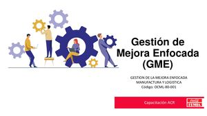 Gestión De Mejora Enfocada (Gme)