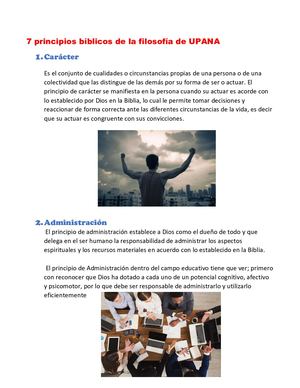 7 Principios Bíblicos De La Filosofía De Upana