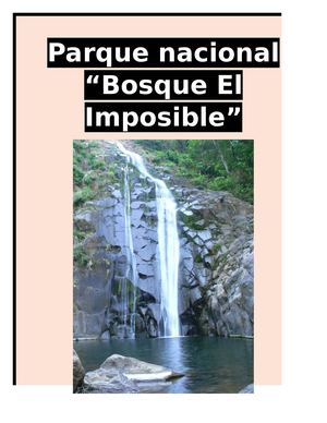 Parque Nacional Bosque El Imposible