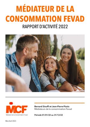 Médiateur de la consommation FEVAD Rapport annuel 2022