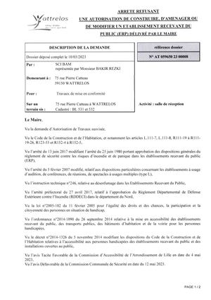 Arrêté AT 08 La Croustadine