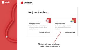 Glady - Mode d'emploi commande