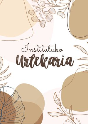 Eskolako Urtekaria